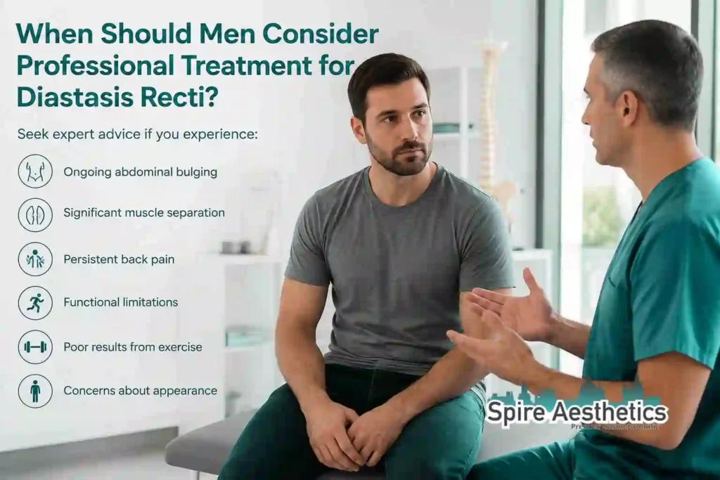 When Should Men Consider Professional Treatment for Diastasis Recti Henley In Arden?